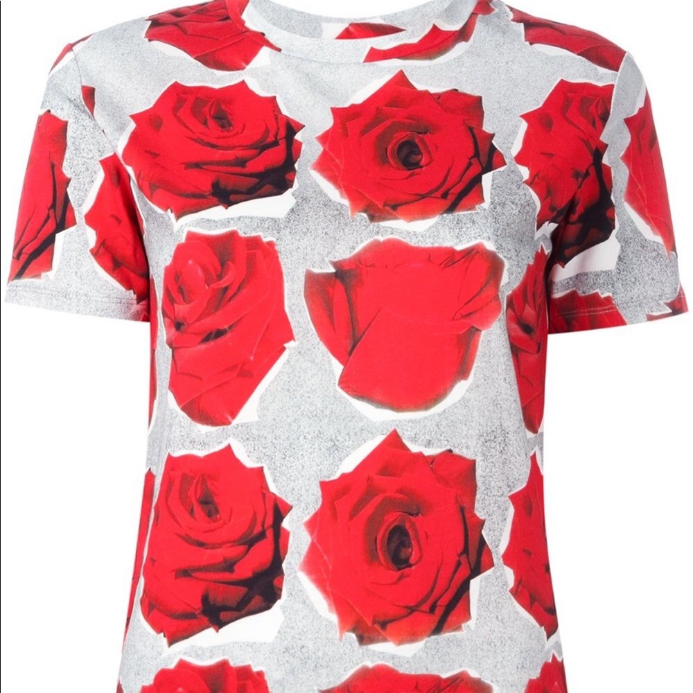 PS by Paul Smith Red Rose t Shirt